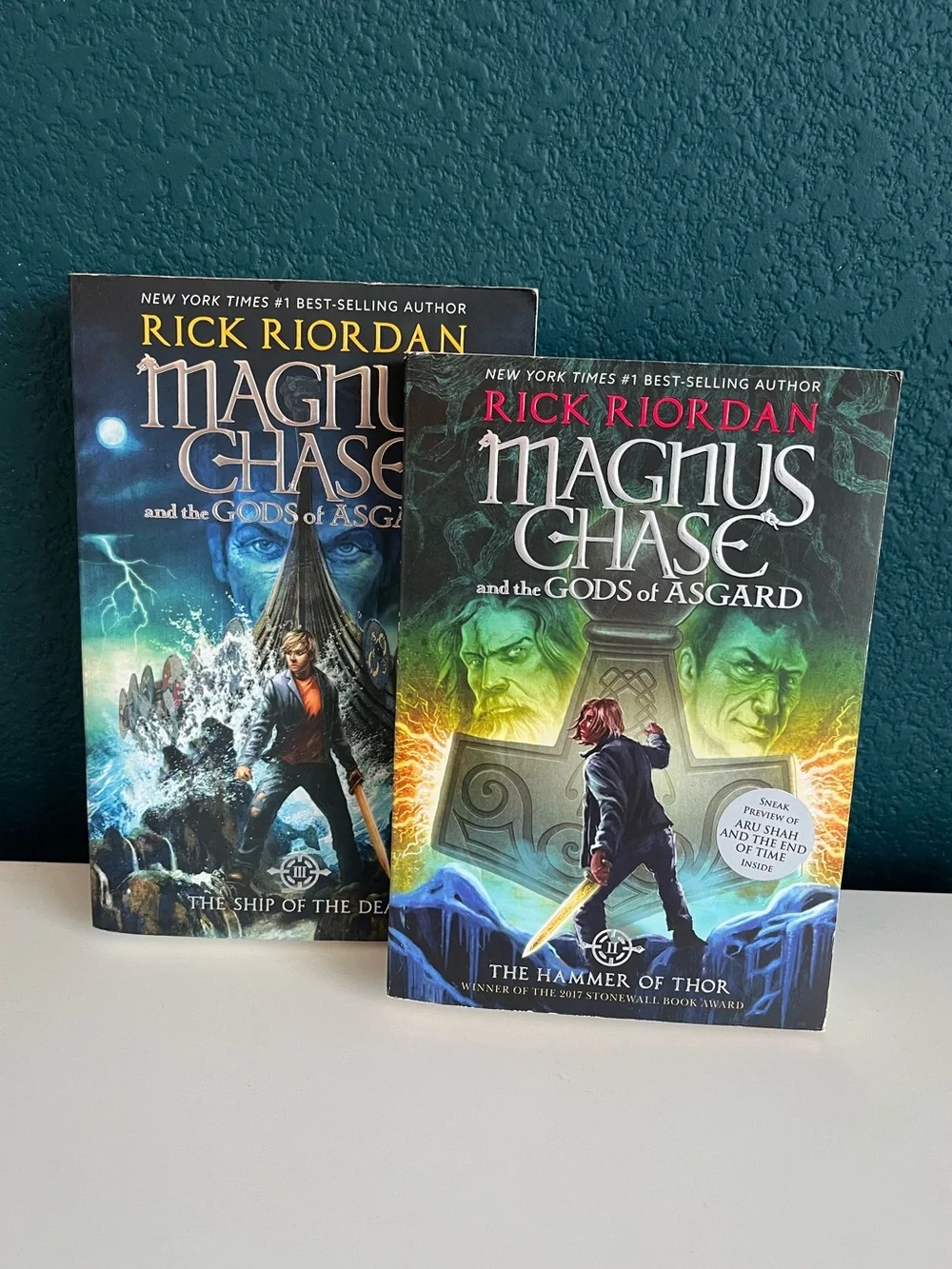 Rick Riordan Magnus Chase Gods of Asgard The Hammer of Thor The Ship of the Dead